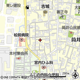 愛媛県伊予郡松前町筒井1373-1周辺の地図