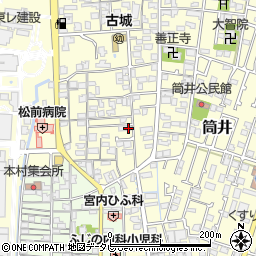 愛媛県伊予郡松前町筒井1373-3周辺の地図
