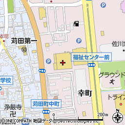 ホームプラザナフコ苅田店周辺の地図