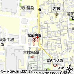 愛媛県伊予郡松前町筒井1593-3周辺の地図