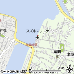 津屋崎マリーナ周辺の地図