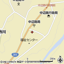 Ａコープ紀南熊野古道なかへち店周辺の地図