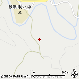 和歌山県田辺市秋津川507-3周辺の地図