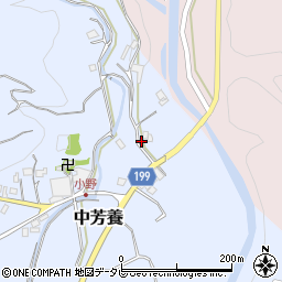 和歌山県田辺市中芳養3011周辺の地図