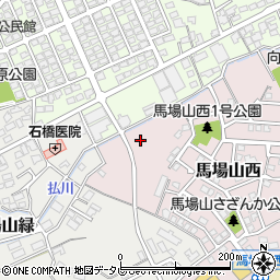 福岡県北九州市八幡西区馬場山西14周辺の地図