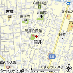 愛媛県伊予郡松前町筒井322-3周辺の地図