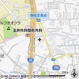 シンク　松山森松店周辺の地図