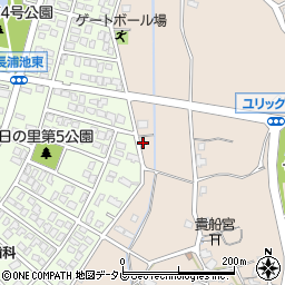 福岡県宗像市久原703-1周辺の地図