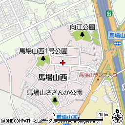 福岡県北九州市八幡西区馬場山西17周辺の地図