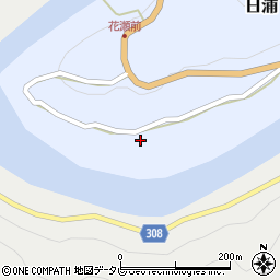徳島県那賀郡那賀町日浦かま平周辺の地図