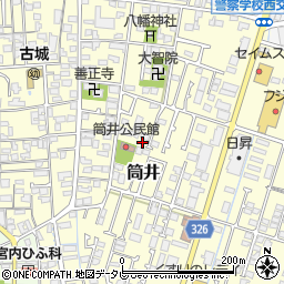 愛媛県伊予郡松前町筒井303-3周辺の地図