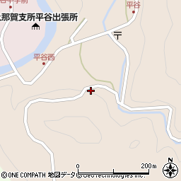 徳島県那賀郡那賀町平谷東6-1周辺の地図