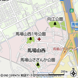 福岡県北九州市八幡西区馬場山西17-21周辺の地図