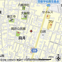 愛媛県伊予郡松前町筒井306-6周辺の地図