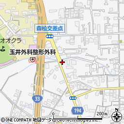 ファミリーマート松山森松町店周辺の地図