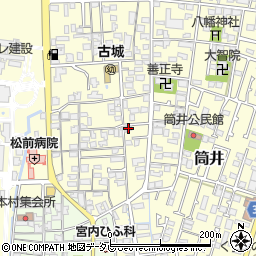 愛媛県伊予郡松前町筒井244-2周辺の地図