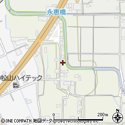 愛媛県伊予郡松前町永田489周辺の地図