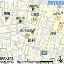 愛媛県伊予郡松前町筒井303-4周辺の地図