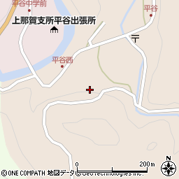 徳島県那賀郡那賀町平谷西周辺の地図