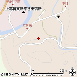 徳島県那賀町（那賀郡）平谷（西）周辺の地図