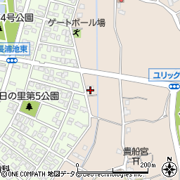福岡県宗像市久原703周辺の地図