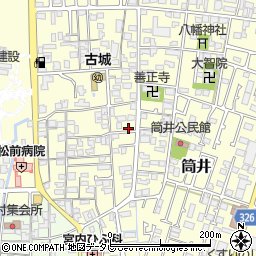 愛媛県伊予郡松前町筒井245周辺の地図