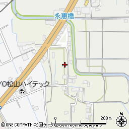 愛媛県伊予郡松前町永田464周辺の地図