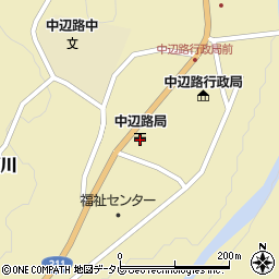 中辺路郵便局 ＡＴＭ周辺の地図