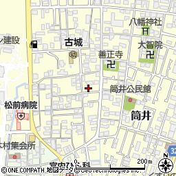 愛媛県伊予郡松前町筒井245-6周辺の地図