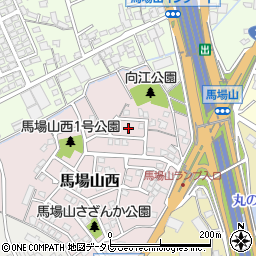 福岡県北九州市八幡西区馬場山西17-33周辺の地図