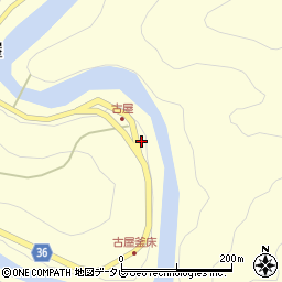 徳島県那賀郡那賀町古屋釜瀬3周辺の地図