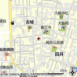 愛媛県伊予郡松前町筒井246周辺の地図