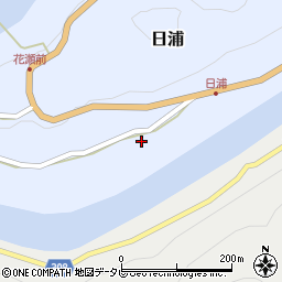 徳島県那賀郡那賀町日浦福小志周辺の地図