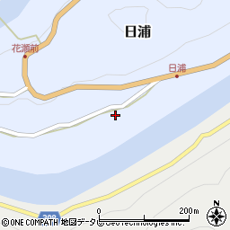 徳島県那賀町（那賀郡）日浦（福小志）周辺の地図