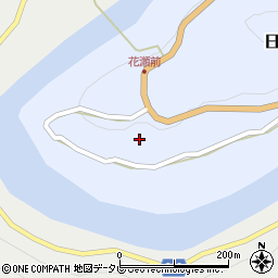 徳島県那賀町（那賀郡）日浦（西ノ平）周辺の地図