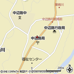 和歌山県田辺市中辺路町栗栖川407-3周辺の地図
