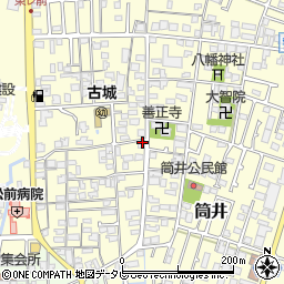 愛媛県伊予郡松前町筒井247周辺の地図