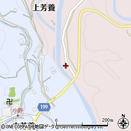 和歌山県田辺市上芳養20周辺の地図