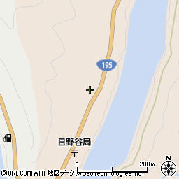 徳島県那賀郡那賀町大久保西久保周辺の地図