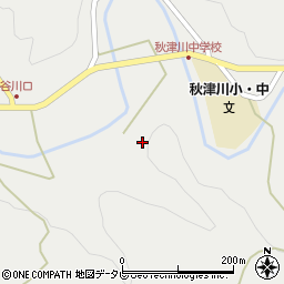 和歌山県田辺市秋津川407周辺の地図