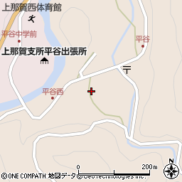 徳島県那賀町（那賀郡）平谷（前）周辺の地図