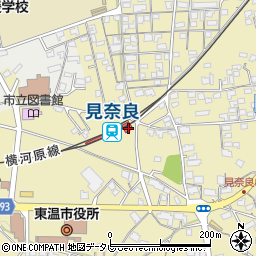 見奈良駅周辺の地図