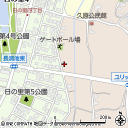 福岡県宗像市久原707周辺の地図