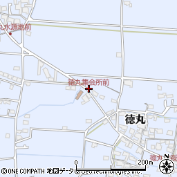徳丸集会所前周辺の地図