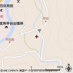 徳島県那賀郡那賀町平谷窪田14周辺の地図