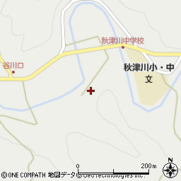 和歌山県田辺市秋津川410周辺の地図
