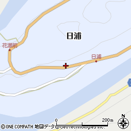 徳島県那賀郡那賀町日浦森畑周辺の地図