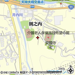愛媛県東温市則之内丙周辺の地図