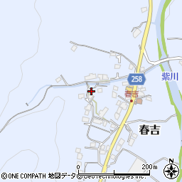 福岡県北九州市小倉南区春吉634周辺の地図