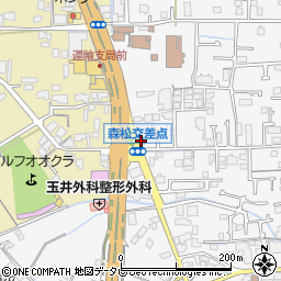 ＥＮＥＯＳ森松ＳＳ周辺の地図